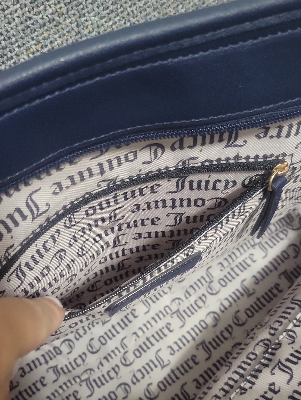 JUICY COUTURE Need More Juicy Tote in Regal Blue - Picture 7 of 16